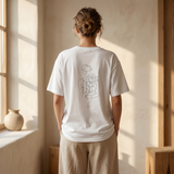 Still Rising — back design on model